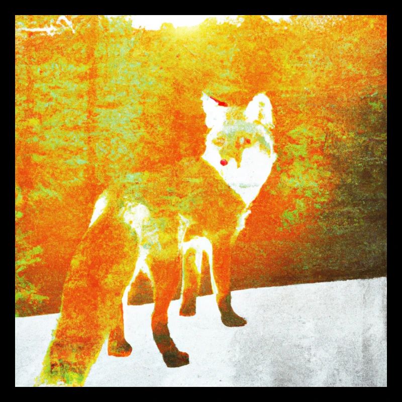 A fox in the clearing