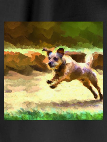 Hund - Öl auf Leinwand