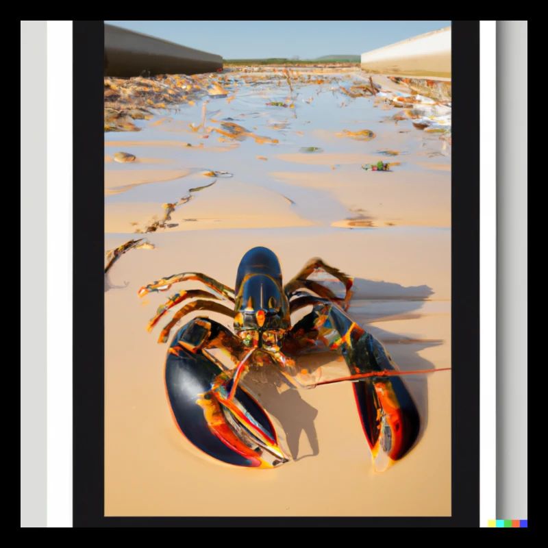 Lobster photo frame