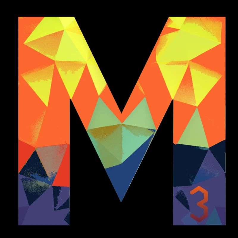 M3 with triangulated surfaces