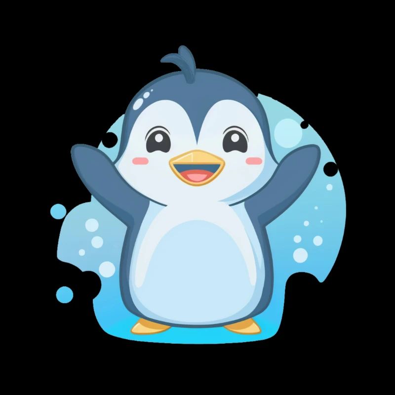 Süßer Pinguin