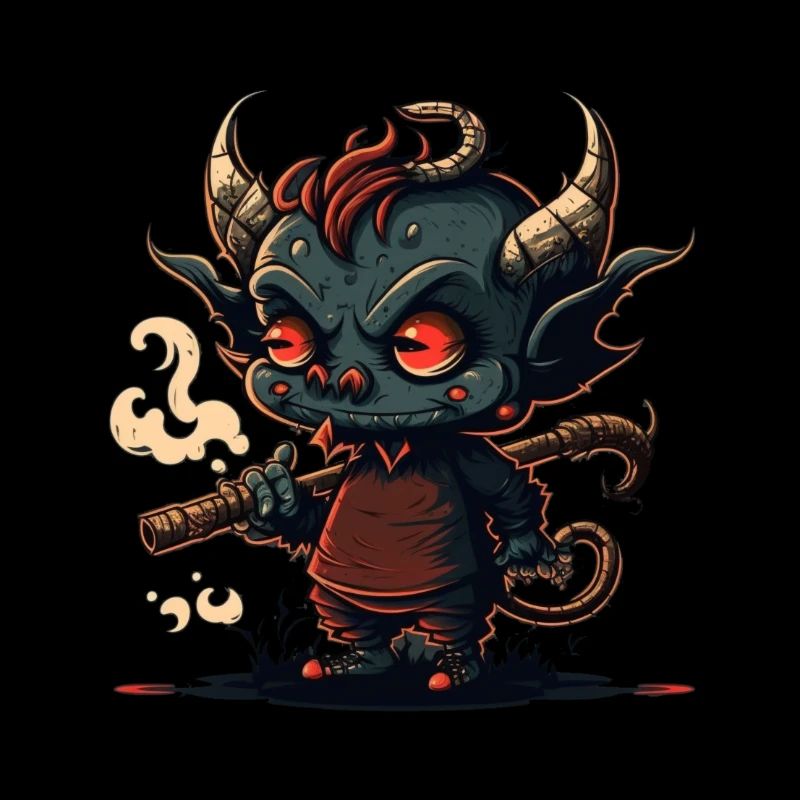 A cute demon