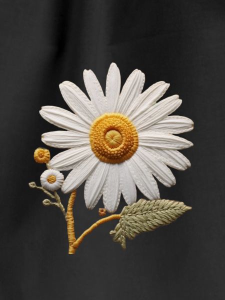 Embroidered Daisy