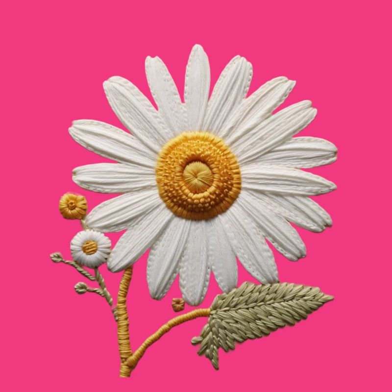 Gesticktes Gänseblümchen