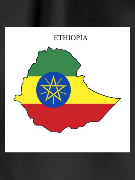 Ethiopia Flag, Map