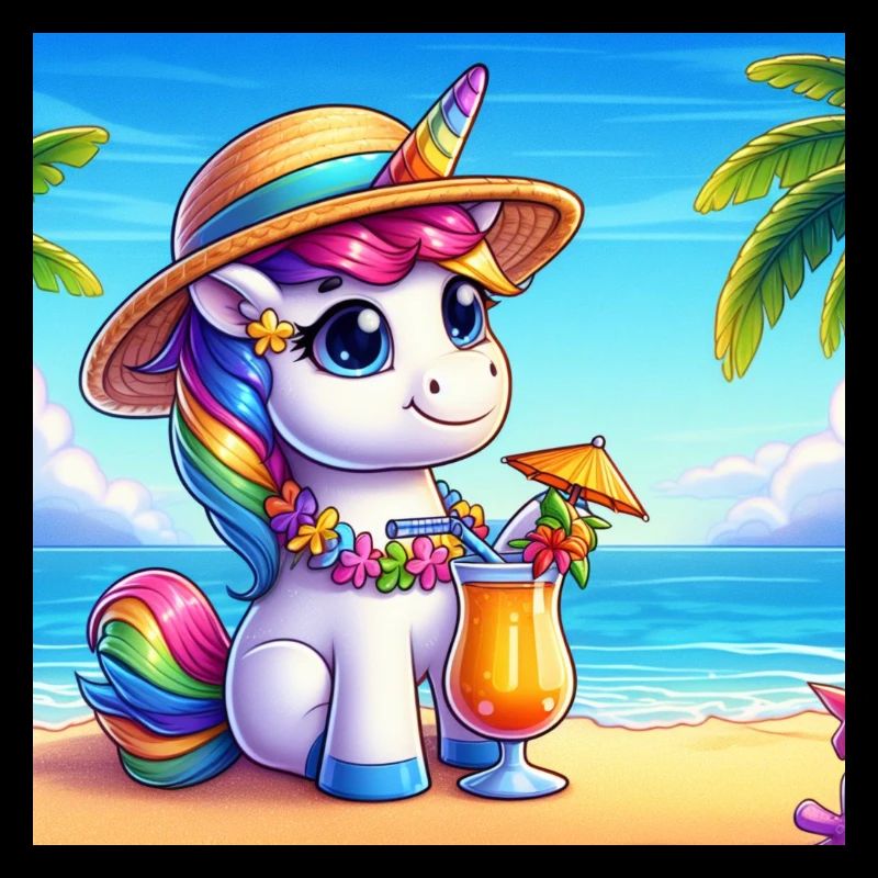 Einhorn auf Hawaii