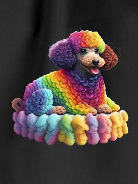 Regenbogen Pudel