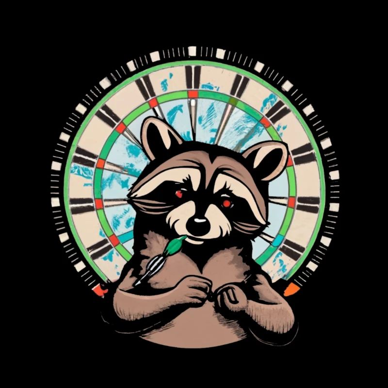 Waschbär-Dart