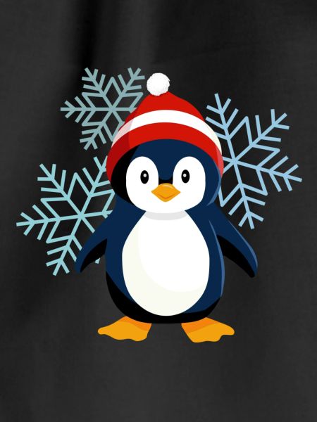Cute winter penguin