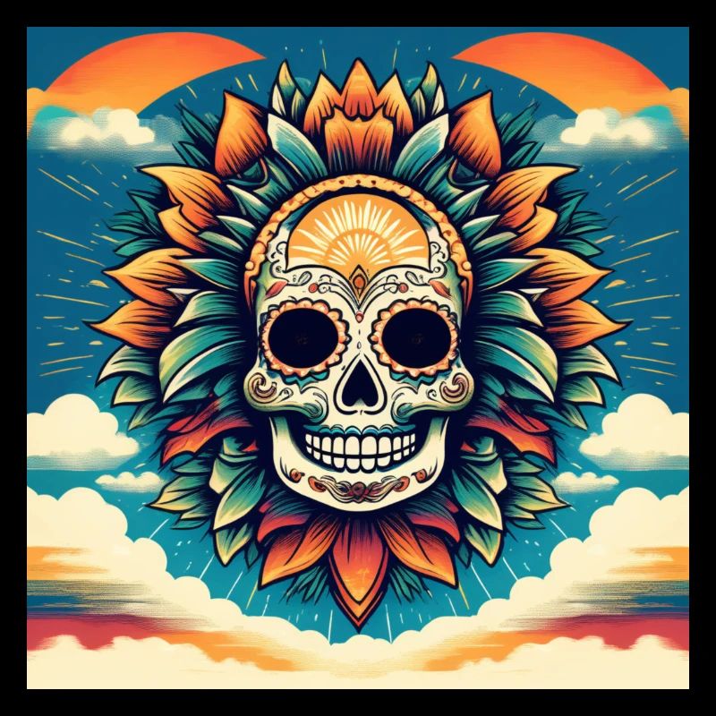 mexican sun artwork death