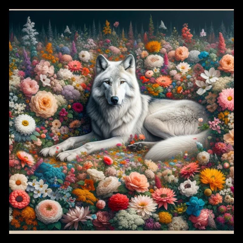 Wolf in bloom