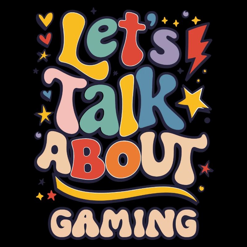 Let's Talk About Gaming Fun and Colorful Design