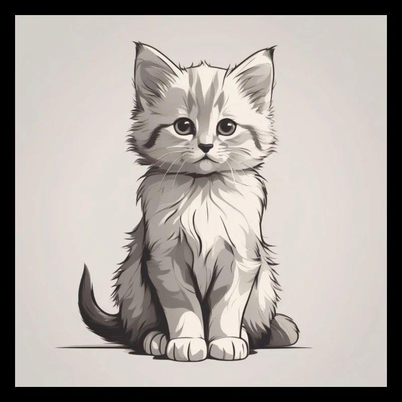 Sad cat