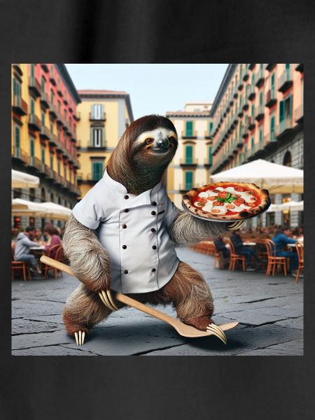 Faultier Pizzabäcker Pizzabäcker Neapel