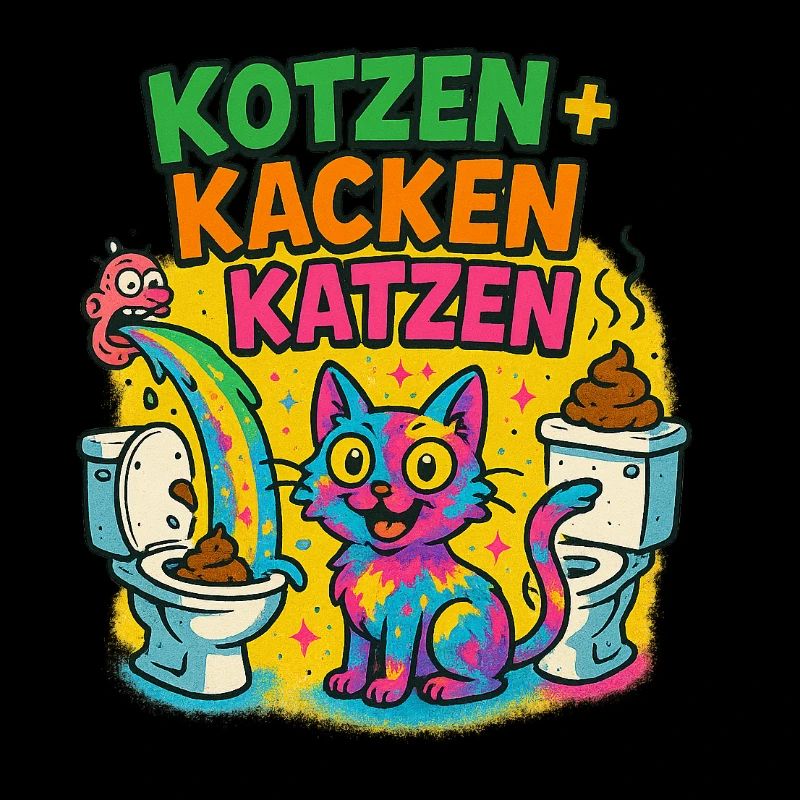 Puking + Pooping = Cats – Colorful Chaos in Comics