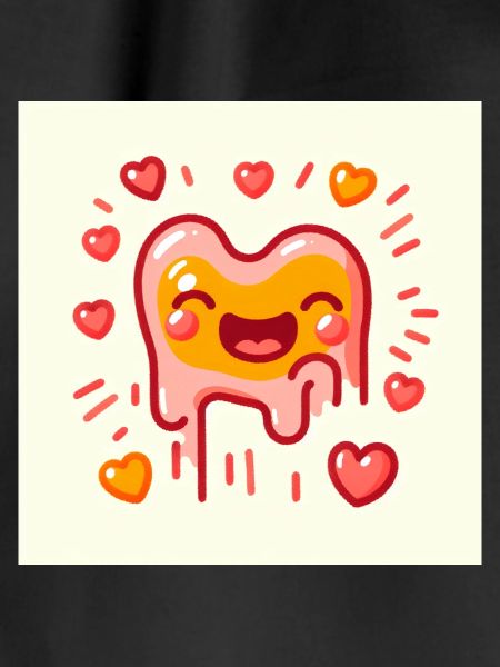 Splashed Icy Heart