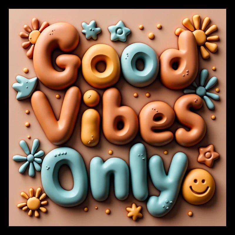 Positive Vibes Strahlender Alltag