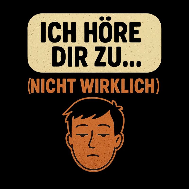 Ich höre dir zu… (nicht wirklich)