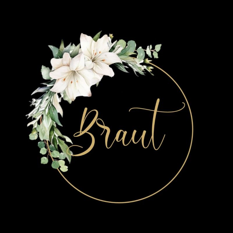 Team Braut! Eucalyptus Kranz, personalisierbar