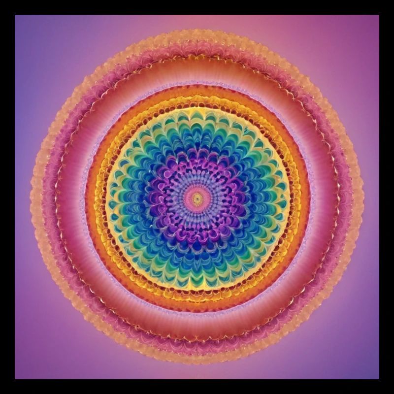 Beau mandala circulaire