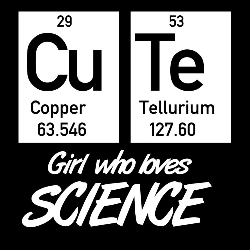 Cute Girl Science