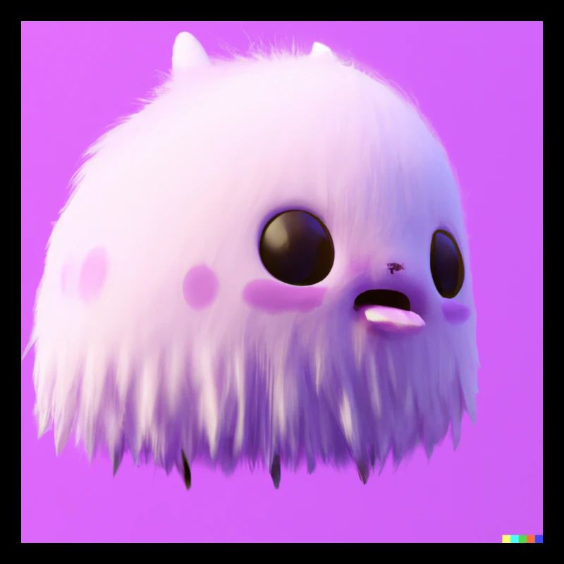 Fluffiges Monster