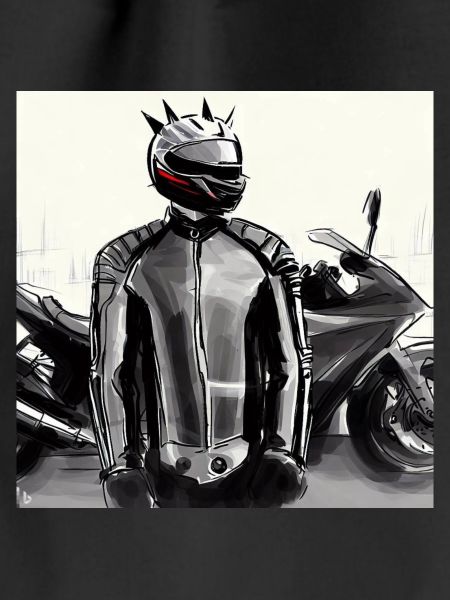 Motorcycle Pencil Drawing