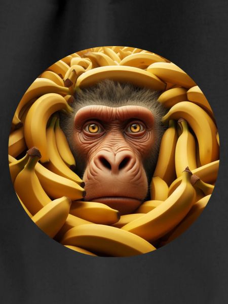 Affe mit Bananen
