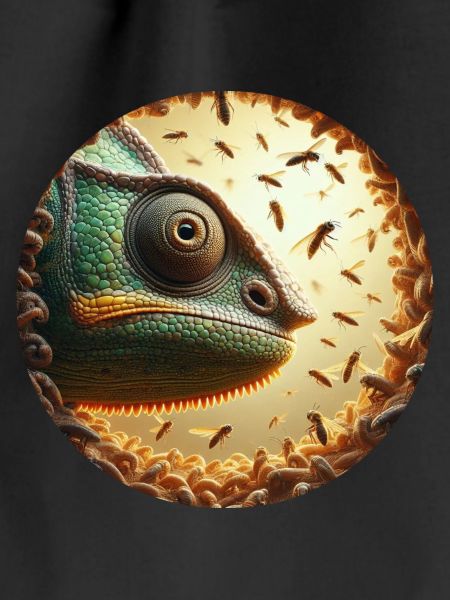 Chameleon with Bees Animation