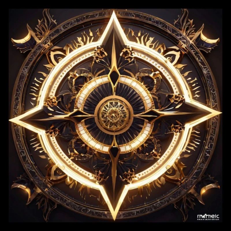 Mandala noir