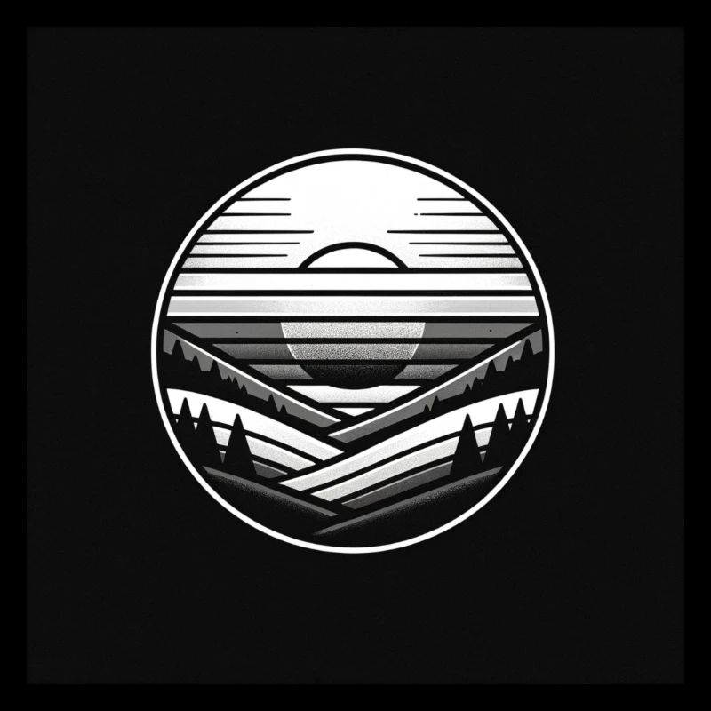 black and white