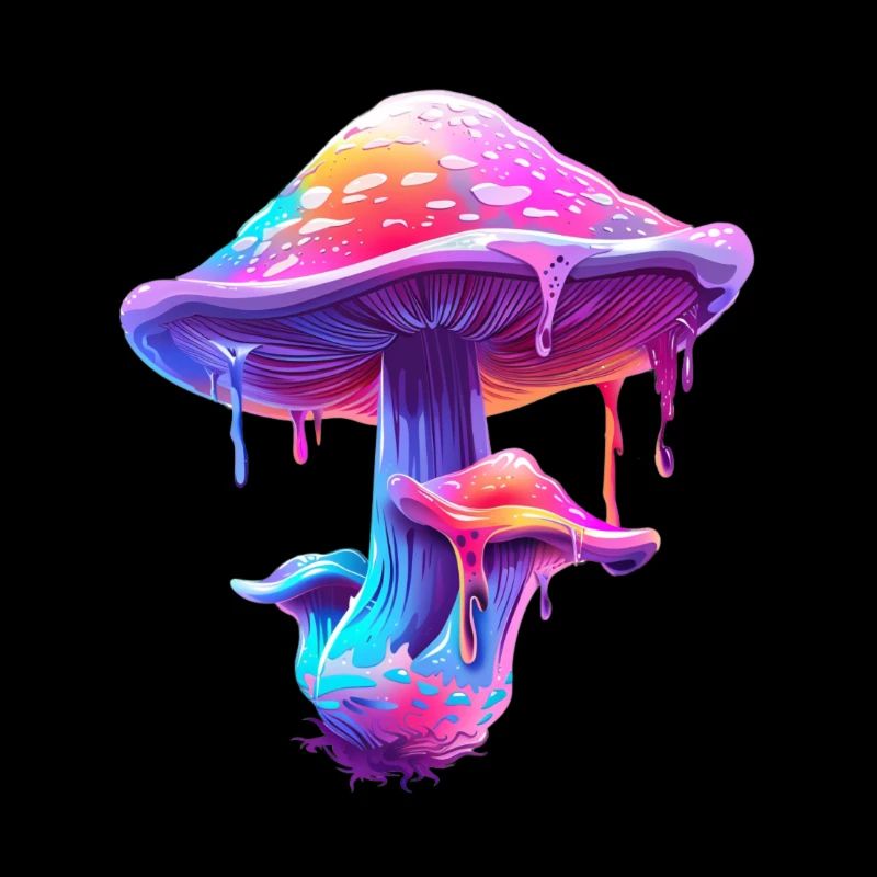 Farbiger Pilz