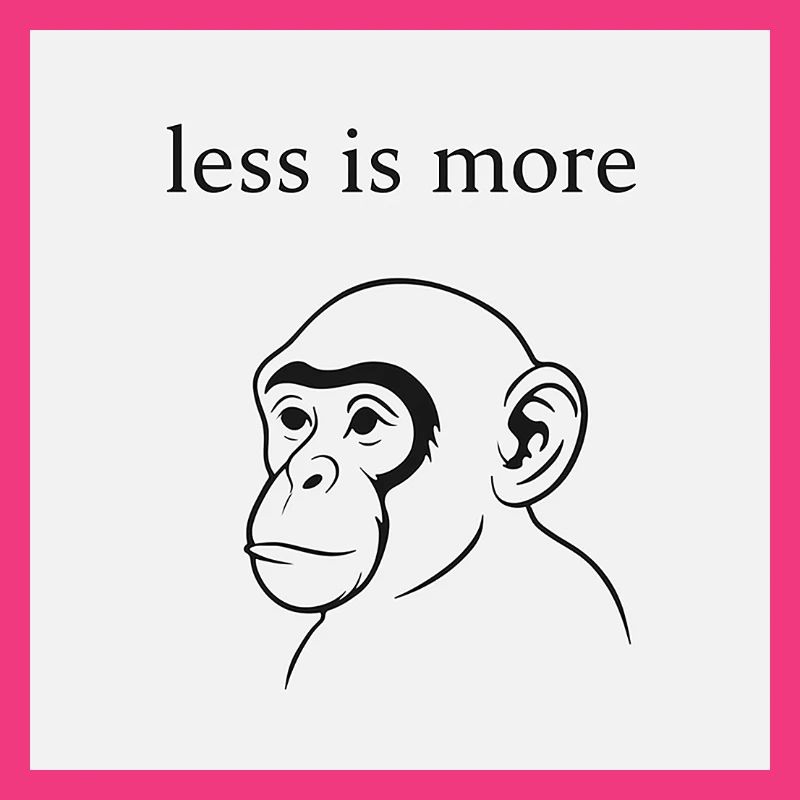 Minimalist monkey motivation
