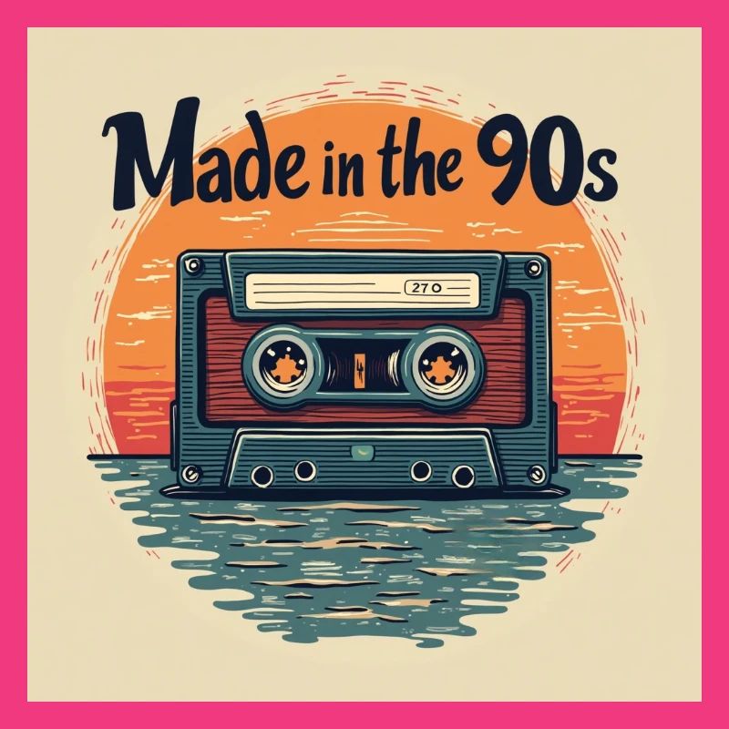 Retro Cassette Audio Design