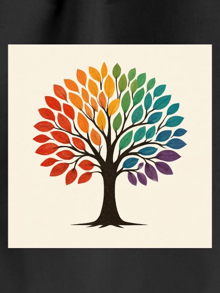Regenbogen Baum Illustration