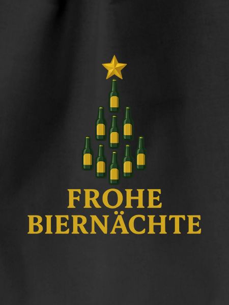 Frohe Biernächte Bier Weihnachtsbaum