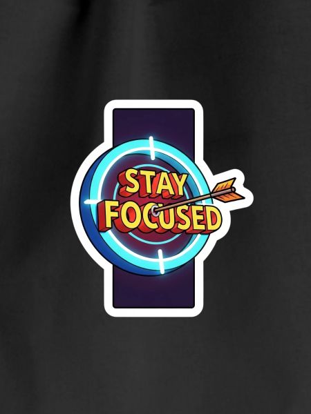 Stay Focused Target Neon