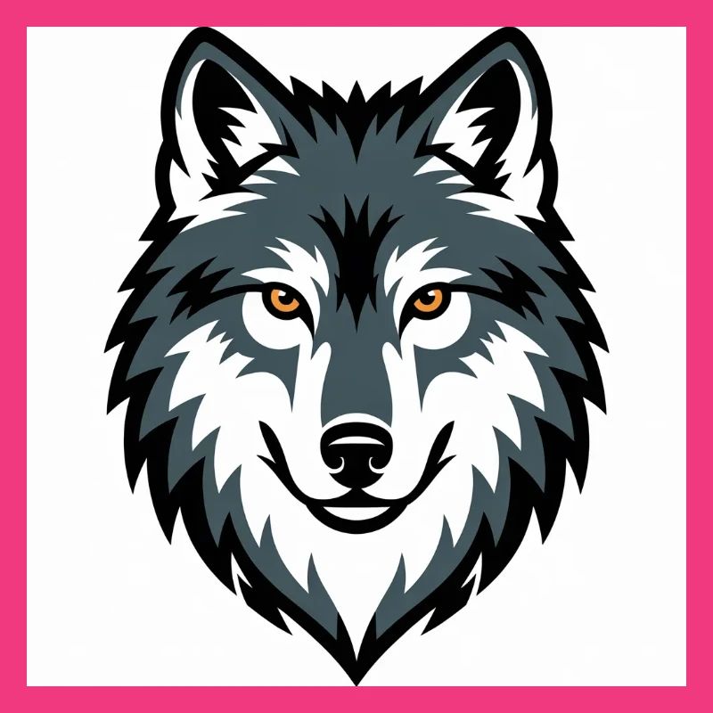 Wolf Graphic Emblem