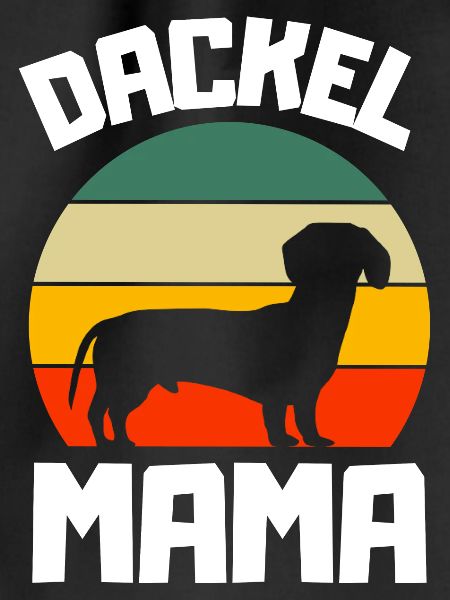 Retro Dachshund Mom