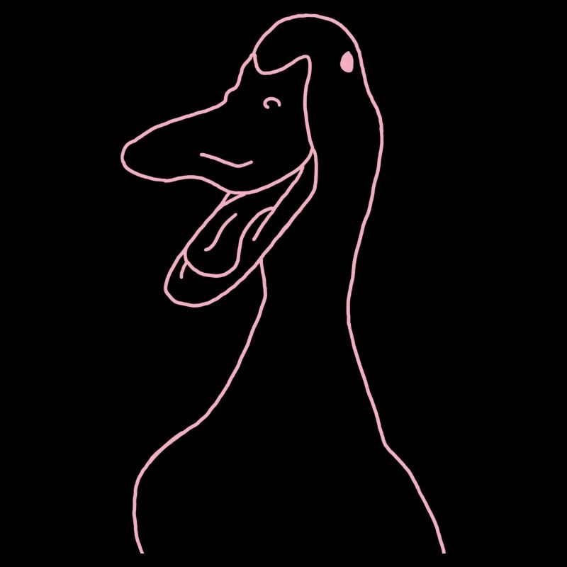 Schnatterente rosa