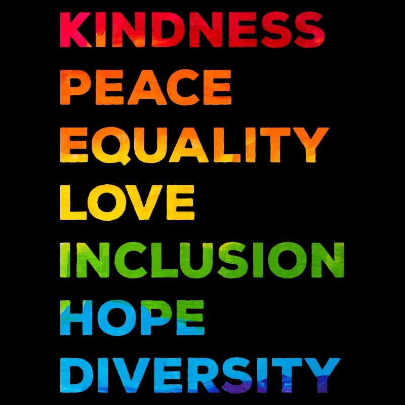 Kindness Equality Love LGBTQ Rainbow Fl