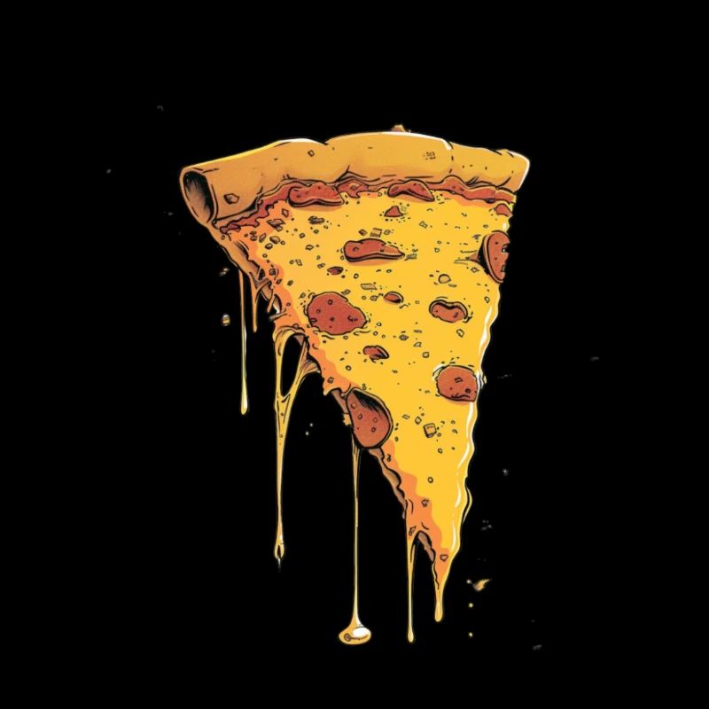 Cheesy Pizza Slice