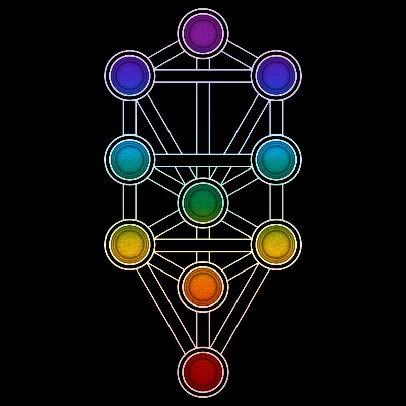 Arbre de Vie Sephiroth Chakra Kabbale Matrice