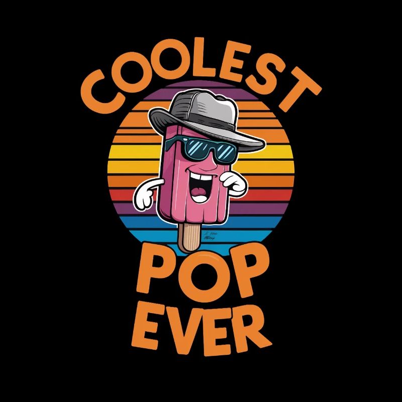 Coolest Pop Ever Fun Popsicle Dad