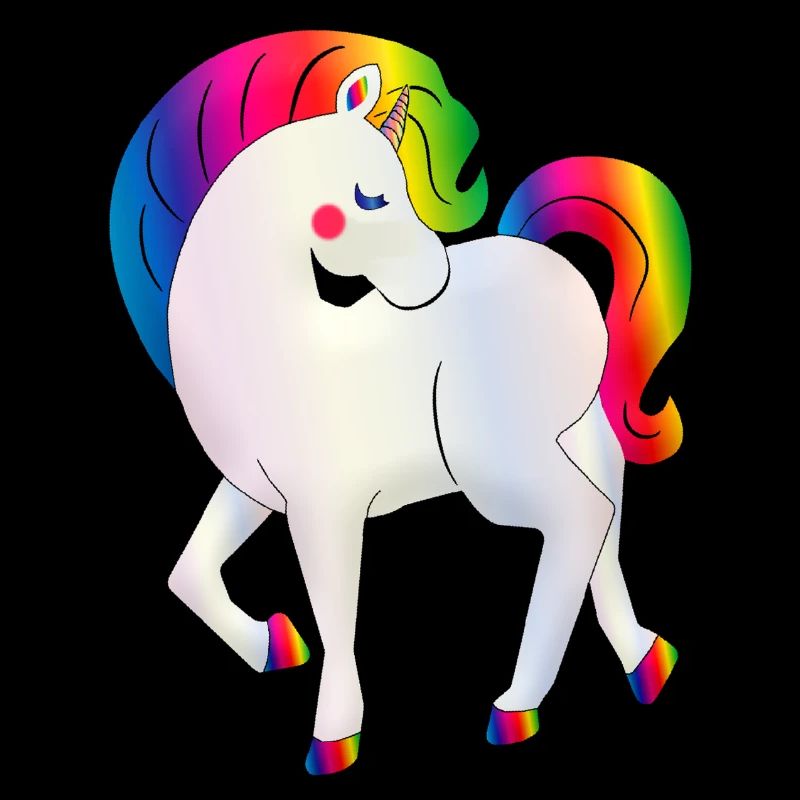 Einhorn Regenbogen Kinder Mädchen Bunt Geschenk