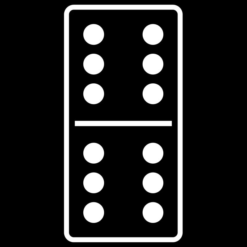 DOMINO STONE 6:6 - VARIABLE COLOR - VECTOR DESIGN!