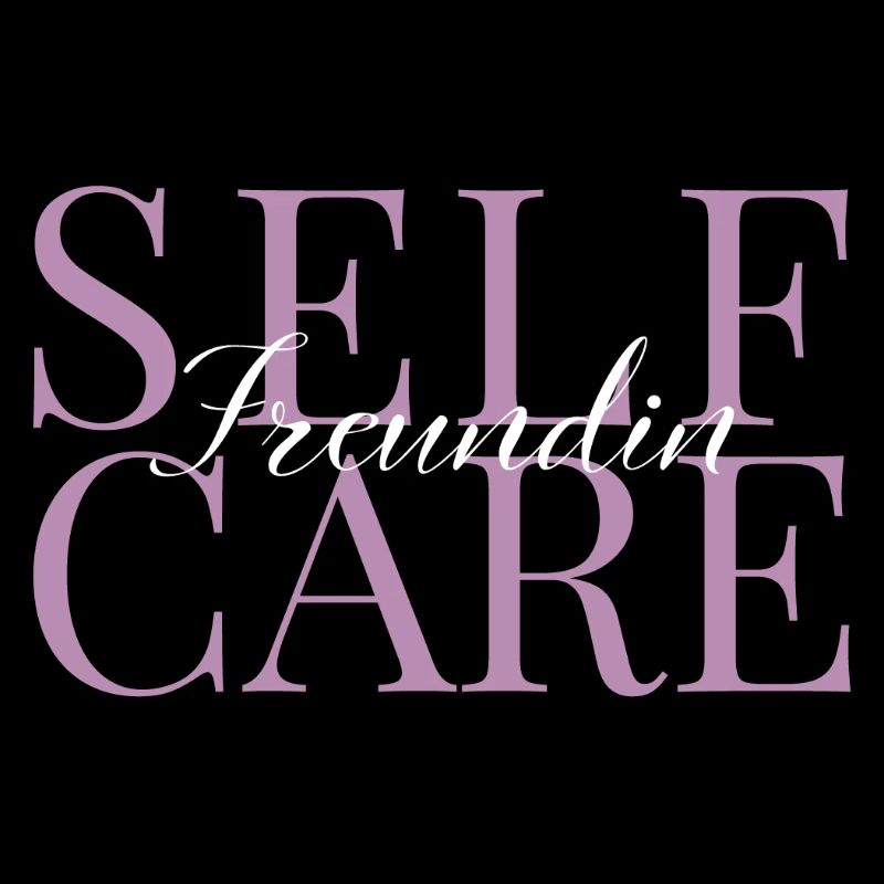 Self-care girlfriend pink and white
