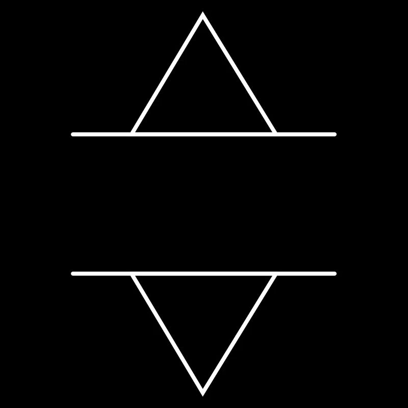 Signe triangulaire / logo 4eck blanc comme armoiries