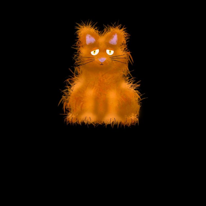 Pelote en fourrure non reposée pour chat