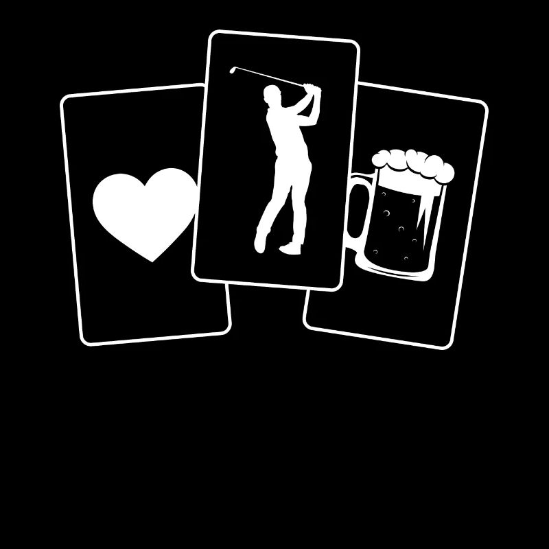Herz - Bier - Golf - Herz